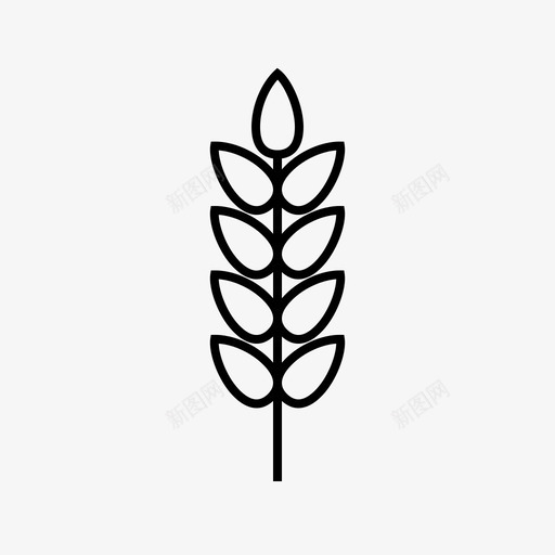 小麦面粉生产图标svg_新图网 https://ixintu.com 16农场 小麦 生产 面粉
