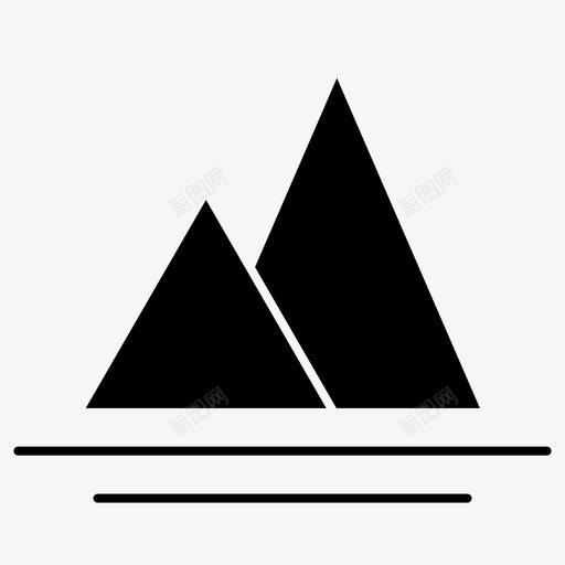 山山站图标svg_新图网 https://ixintu.com 山 山站