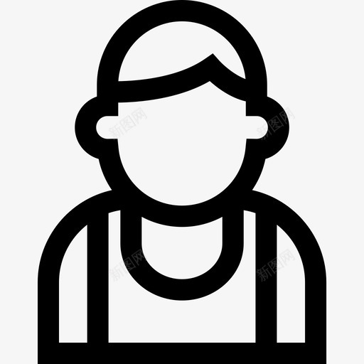 杂技演员体育头像6直系图标svg_新图网 https://ixintu.com 体育头像6 杂技演员 直系
