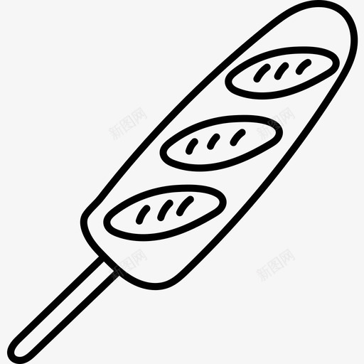 面包面包房64黑色图标svg_新图网 https://ixintu.com 面包 面包房64 黑色