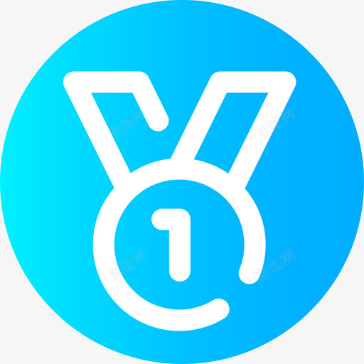 奖章ui界面28圆形图标svg_新图网 https://ixintu.com ui界面28 圆形 奖章