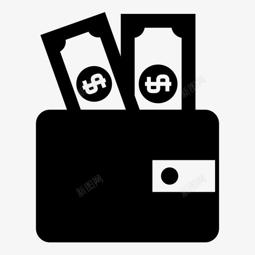 钱口袋钱包图标svg_新图网 https://ixintu.com 口袋 钱 钱包