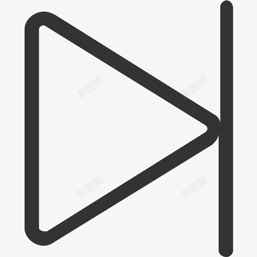 下一首svg_新图网 https://ixintu.com 下一首 音乐下一首按钮图标