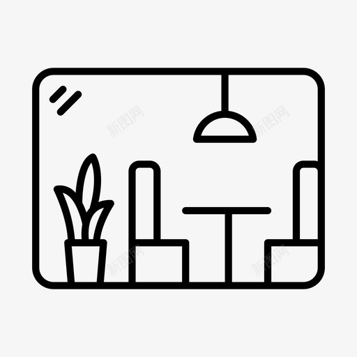 工作间共同工作服务台图标svg_新图网 https://ixintu.com 共同工作 共同工作空间 办公室 工作间 服务台