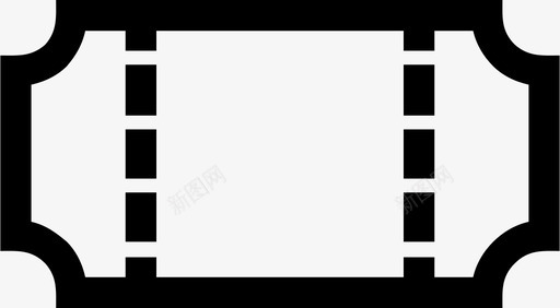 门票入场券电影票图标svg_新图网 https://ixintu.com 入场券 电影票 票务 门票