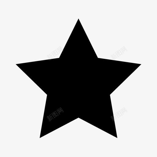 星星最爱闪亮图标svg_新图网 https://ixintu.com 几何形状 星星 最爱 闪亮 闪烁