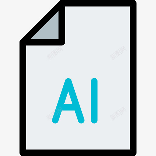 AI63号线性颜色图标svg_新图网 https://ixintu.com 63号设计 AI 线性颜色