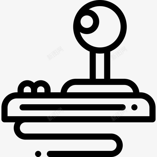 操纵杆计算机部件5线性图标svg_新图网 https://ixintu.com 操纵杆 线性 计算机部件5