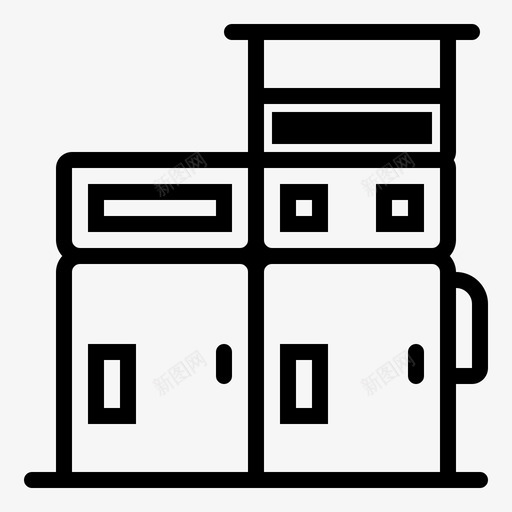 加油站燃料石油图标svg_新图网 https://ixintu.com 加油站 汽油 燃料 石油