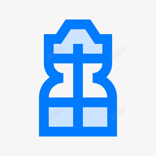人体模型缝纫41蓝色图标svg_新图网 https://ixintu.com 人体模型 缝纫41 蓝色