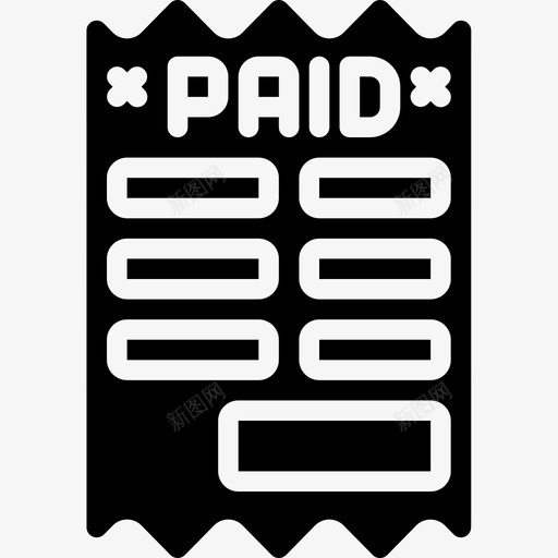 发票会计2填写图标svg_新图网 https://ixintu.com 会计2 发票 填写