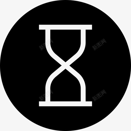沙漏时间用户界面图标svg_新图网 https://ixintu.com 基本用户界面徽章 时间 沙漏 用户界面