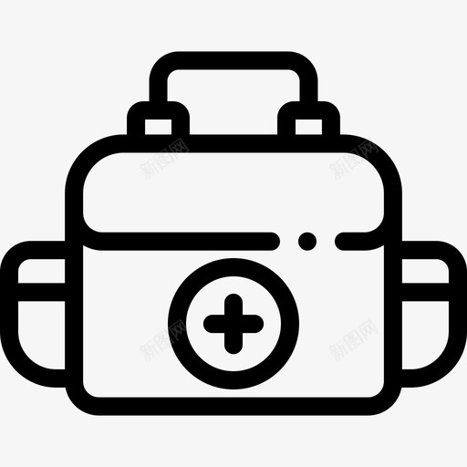 急救箱紧急服务21线性图标svg_新图网 https://ixintu.com 急救箱 紧急服务21 线性