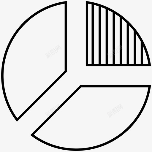 图形图表饼图图标svg_新图网 https://ixintu.com 业务管理线图标 图形 图表 统计 饼图