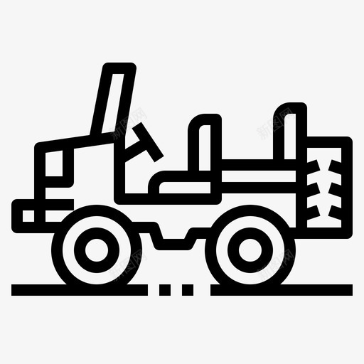吉普车汽车交通工具图标svg_新图网 https://ixintu.com 交通工具 吉普车 汽车 车辆 非洲