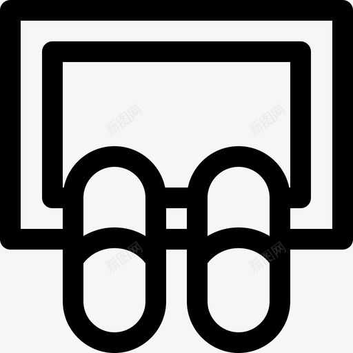 门垫家装4线状图标svg_新图网 https://ixintu.com 家装4 线状 门垫