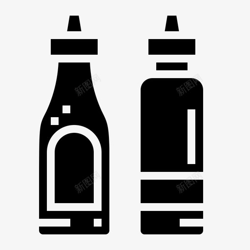 酱汁食品芥末酱图标svg_新图网 https://ixintu.com 烹饪固体 芥末酱 辛辣 酱汁 食品