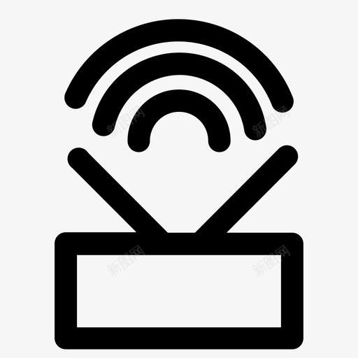 互联网连接网络wifi图标svg_新图网 https://ixintu.com wifi 互联网连接 办公工具 网络