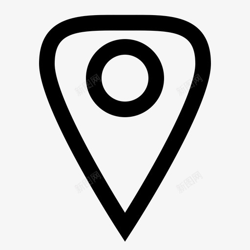 地图标记常规线样式svg_新图网 https://ixintu.com 地图标记 常规线样式