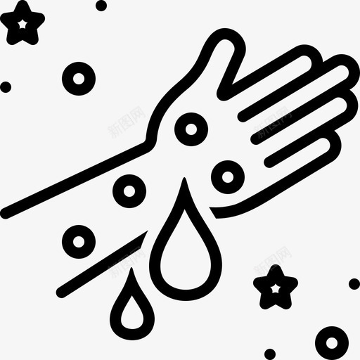 血友病出血疾病图标svg_新图网 https://ixintu.com 出血 医疗保健 治疗 疾病 血友病