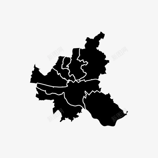 汉堡行政区划行政区划贝齐克图标svg_新图网 https://ixintu.com 城市地图 城市行政区划 德国 汉堡行政区划 行政区划 贝齐克