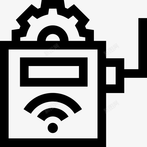 燃料智慧城市3线性图标svg_新图网 https://ixintu.com 智慧城市3 燃料 线性