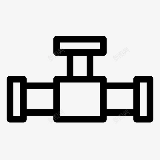 管道水龙头图标svg_新图网 https://ixintu.com 水龙头 管道