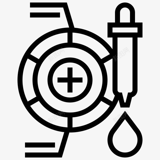 调色板滴画图标svg_新图网 https://ixintu.com 图形设计线 滴 画 调色板 颜料