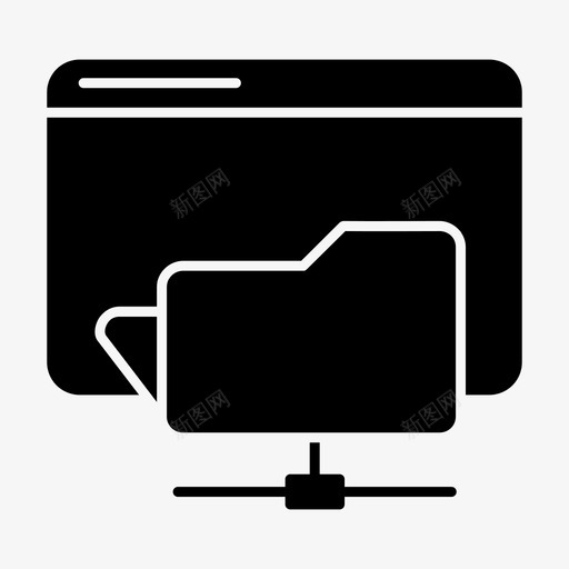 网络连接连接系统互联网图标svg_新图网 https://ixintu.com 互联网 网络浏览器 网络连接 连接系统