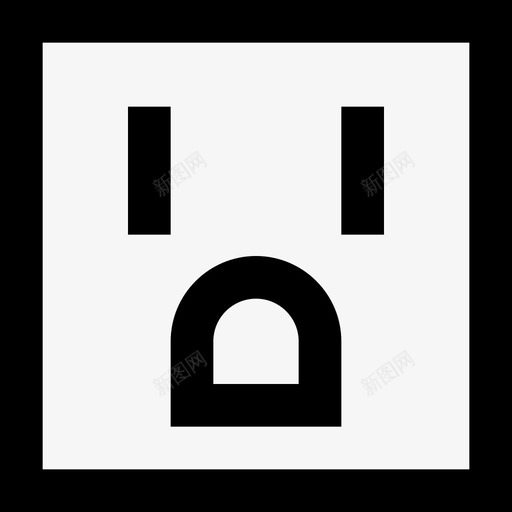 插座智能线性图标svg_新图网 https://ixintu.com 插座 智能 线性