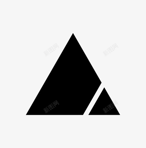 右下箭头几何体图标svg_新图网 https://ixintu.com 三角形 几何体 右下 导航 点 等边三角形箭头 箭头
