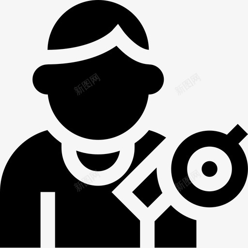 训练运动化身5已填充图标svg_新图网 https://ixintu.com 已填充 训练 运动化身5