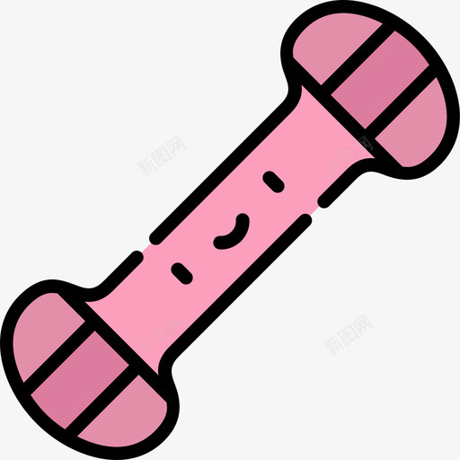 哑铃健身房8线性颜色图标svg_新图网 https://ixintu.com 健身房8 哑铃 线性颜色