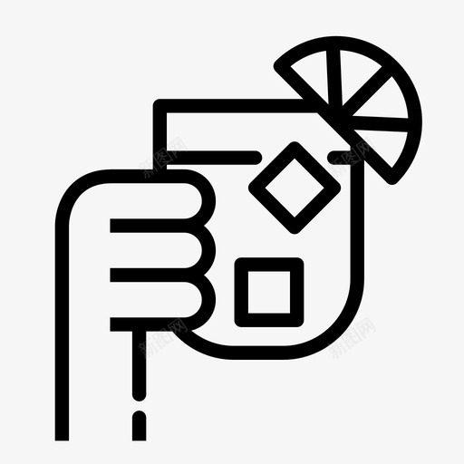 冰果汁鸡尾酒冷饮图标svg_新图网 https://ixintu.com 冰果汁 冷饮 早餐 柠檬 葡萄柚 饮料 鸡尾酒