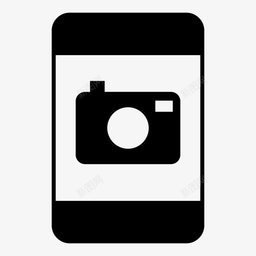 手机照相机设备图标svg_新图网 https://ixintu.com 多媒体 手机 技术 智能手机 照相机 设备