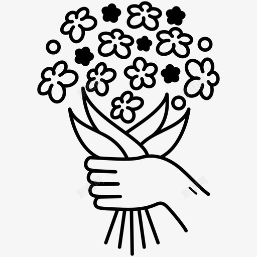 送花亲情周年纪念图标svg_新图网 https://ixintu.com 亲情 周年纪念 安排 生日 送礼 送花