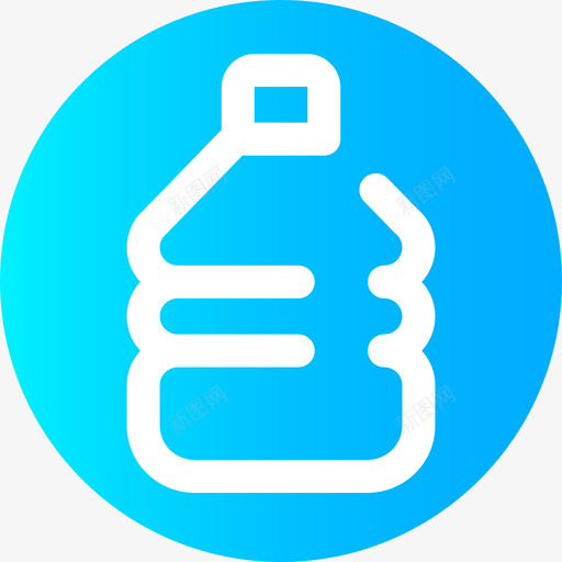塑料生态126圆形图标svg_新图网 https://ixintu.com 圆形 塑料 生态126