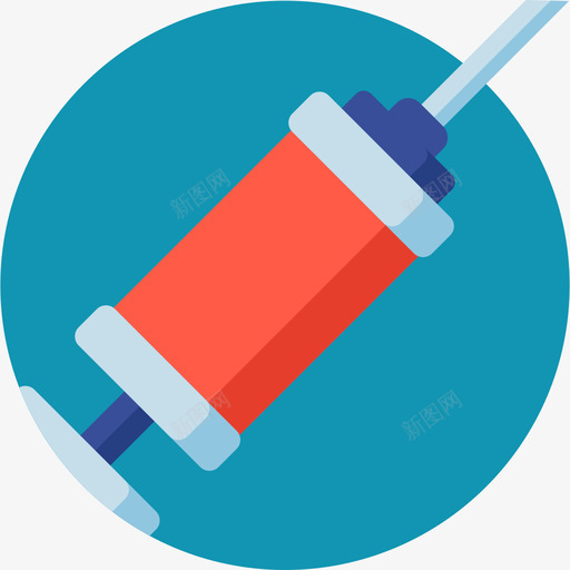 注射器献血扁平图标svg_新图网 https://ixintu.com 扁平 注射器 献血