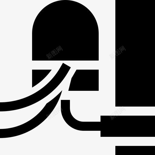 绝缘子工程10填充图标svg_新图网 https://ixintu.com 填充 工程10 绝缘子