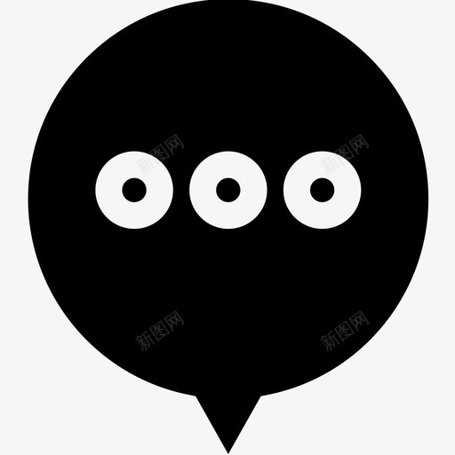 聊天通知5已填充图标svg_新图网 https://ixintu.com 已填充 聊天 通知5