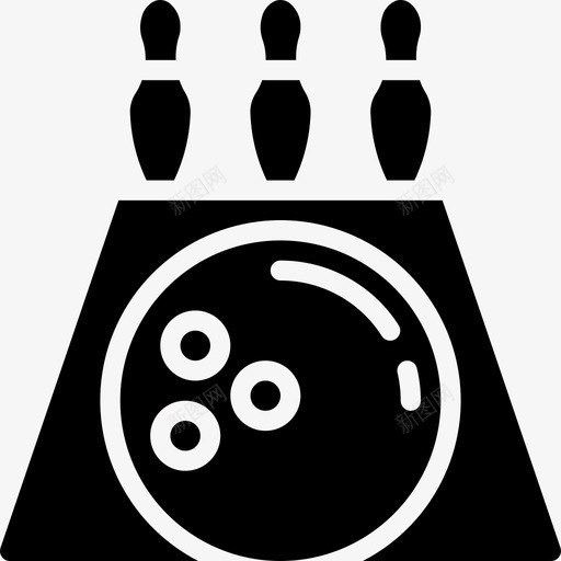 保龄球娱乐30填充图标svg_新图网 https://ixintu.com 保龄球 填充 娱乐30