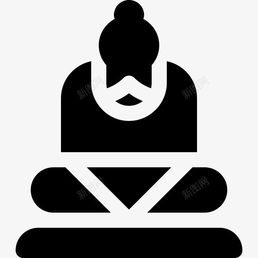 佛陀泰国4填充物图标svg_新图网 https://ixintu.com 佛陀 填充物 泰国4