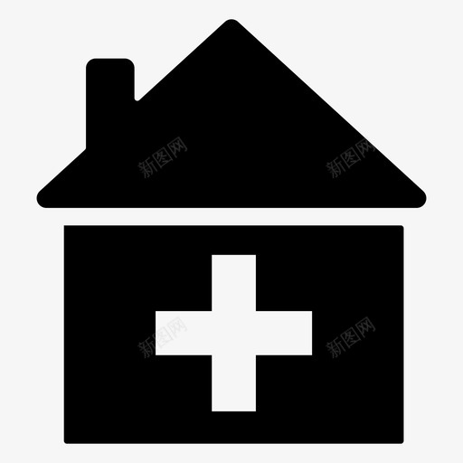 诊所add健康图标svg_新图网 https://ixintu.com add 健康 医生之家 医院 诊所