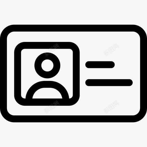 身份证银行金融17直系图标svg_新图网 https://ixintu.com 直系 身份证 银行金融17