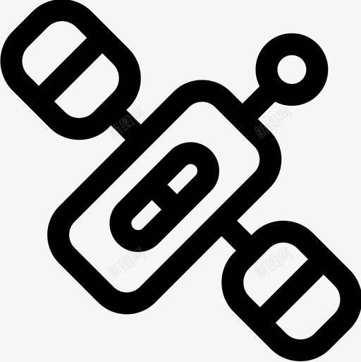 卫星互联网技术6线性图标svg_新图网 https://ixintu.com 互联网技术6 卫星 线性