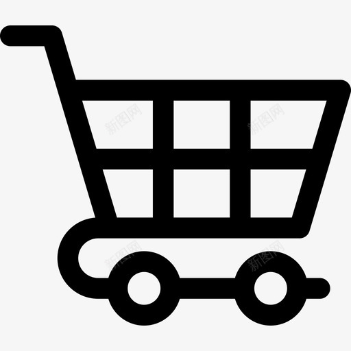 购物车杂货店4直线型图标svg_新图网 https://ixintu.com 杂货店4 直线型 购物车