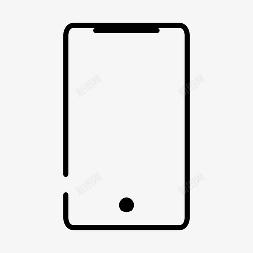 智能手机手机iphone图标svg_新图网 https://ixintu.com iphone 手机 智能手机 超市 银行业