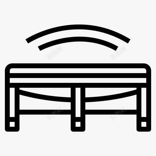 蹦床比赛跳跃图标svg_新图网 https://ixintu.com 比赛 跳跃 蹦床 运动 集市