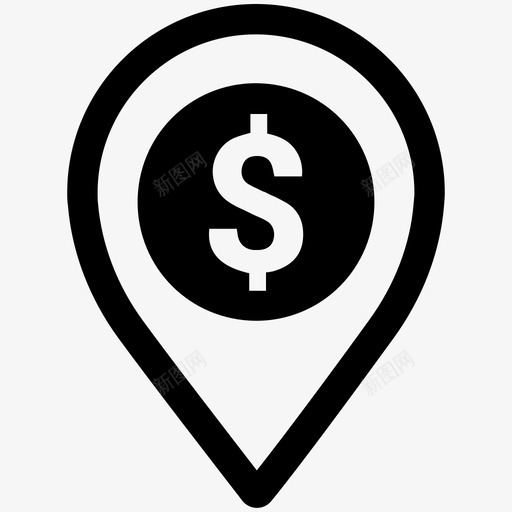 银行地址atm业务图标svg_新图网 https://ixintu.com atm pin 业务 搜索引擎优化网站 银行地址