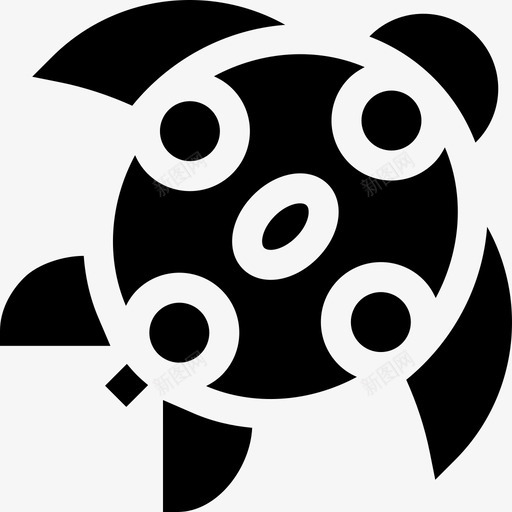 海龟热带2填充图标svg_新图网 https://ixintu.com 填充 海龟 热带2